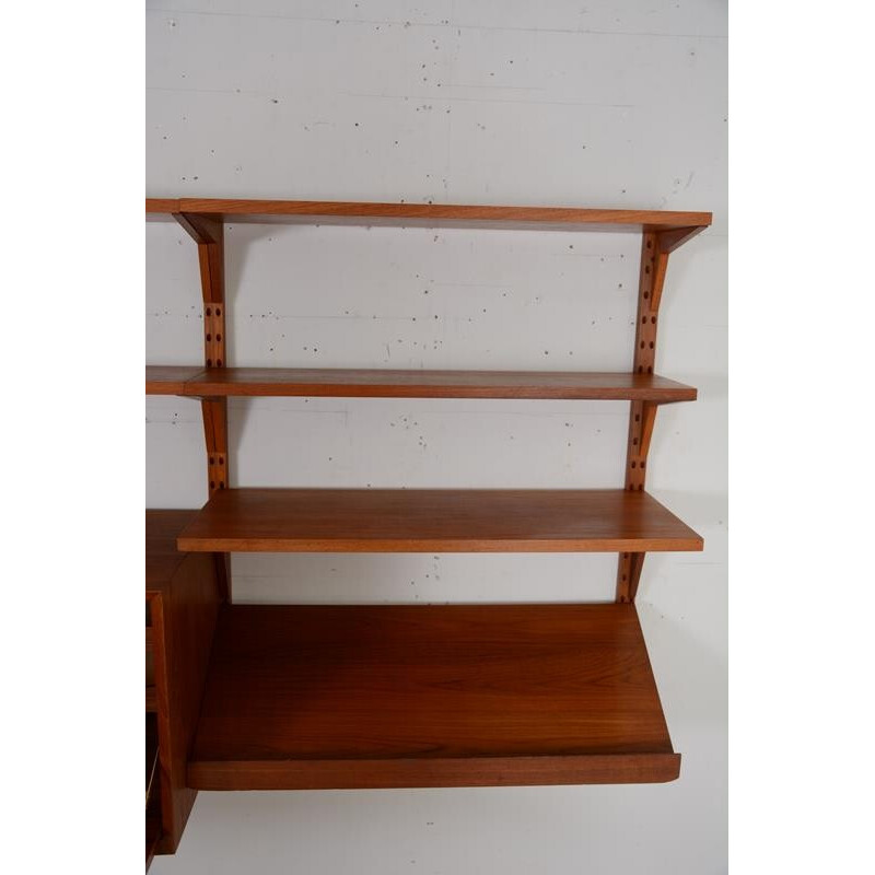 Vintage teak wandsysteem van Poul Cadovius