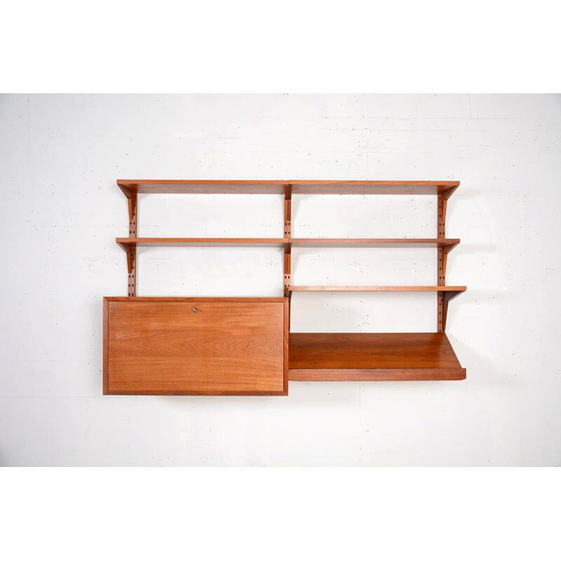 Vintage teak wandsysteem van Poul Cadovius