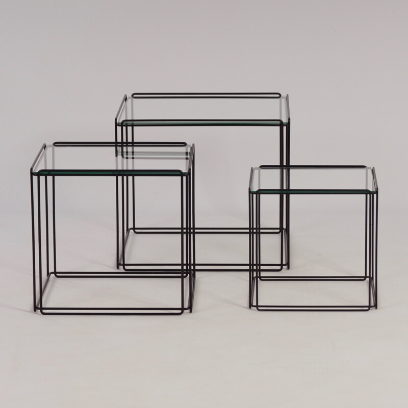 Isocele nesting tables by Max SAUZE - 1970s