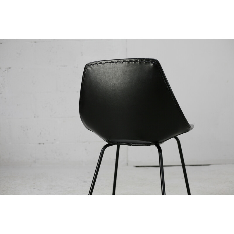 Vintage barrel chair by Pierre Guariche for Steiner, France 1950