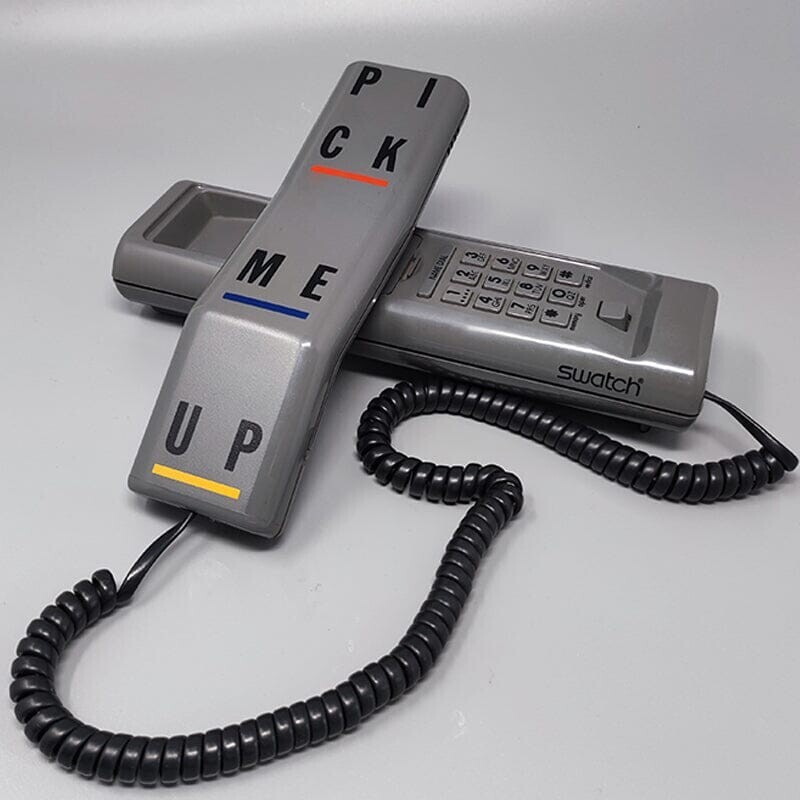 Vintage-Mustertelefon "Pick me Up", 1980er Jahre