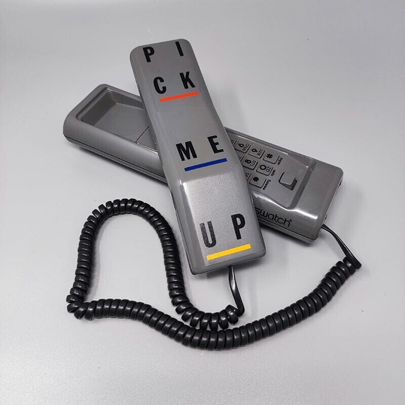 Vintage swatch telefoon "Pick me Up", jaren 1980