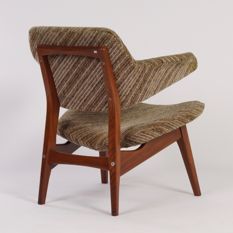 Fauteuil lounge par Louis Van Teeffelen pour Webe - 1960