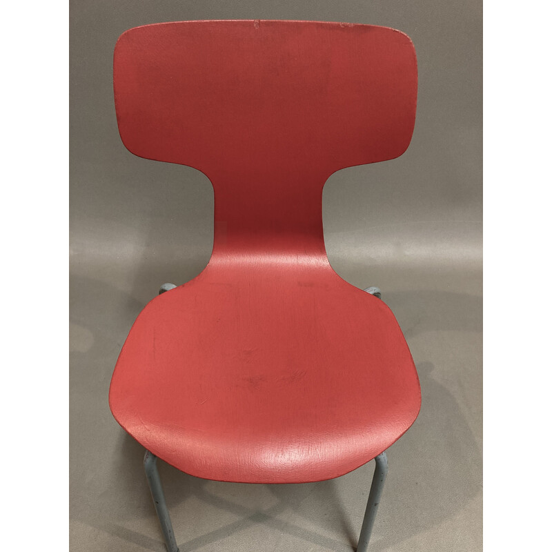 Juego de 6 sillas vintage de Arne Jacobsen para Fritz Hansen, 1960