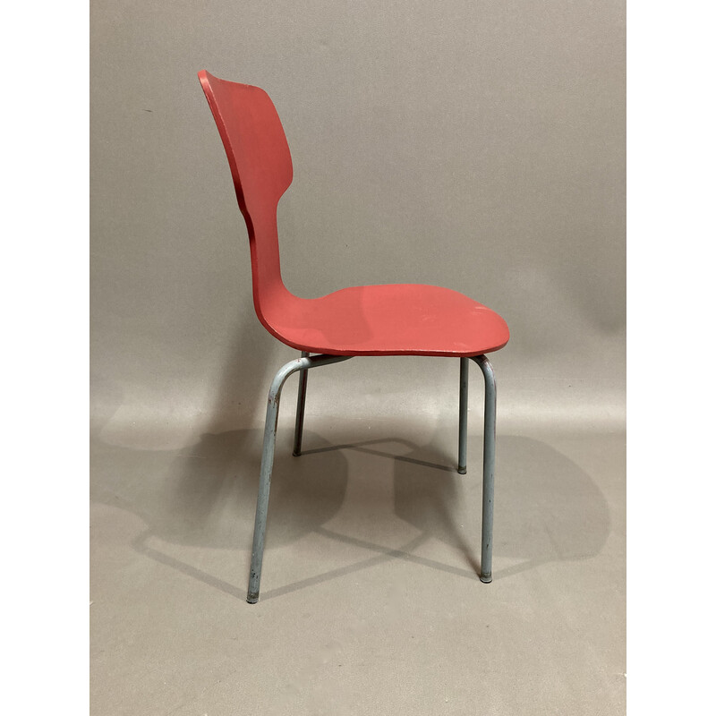 Satz von 6 Vintage-Stühlen von Arne Jacobsen für Fritz Hansen, 1960