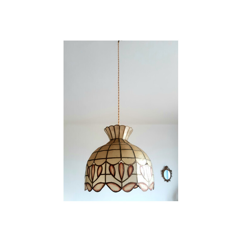 Vintage parelmoer hanglamp