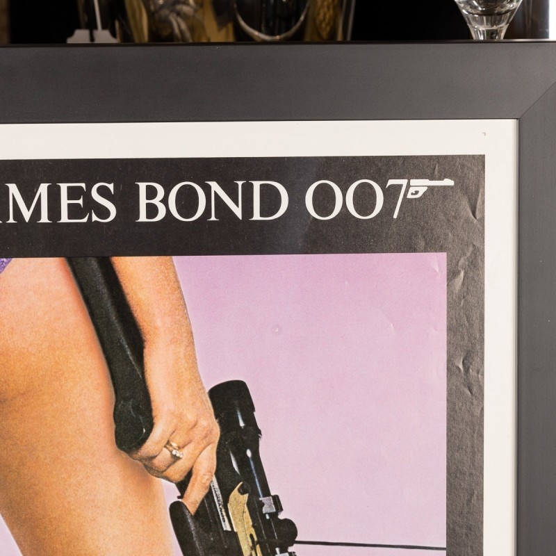 Vintage James Bond 'For Your Eyes Only' poster, 1981