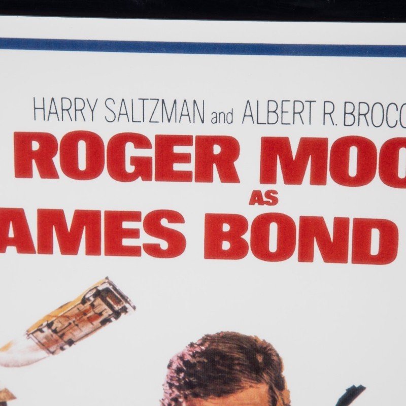 Vintage Druck "Der Mann mit dem goldenen Colt" James Bond