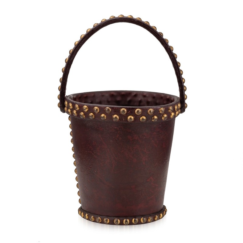 Vintage leather bucket by Hermès, France 1960