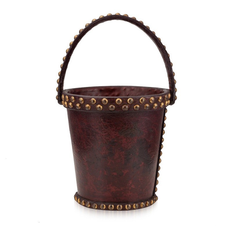 Vintage leather bucket by Hermès, France 1960
