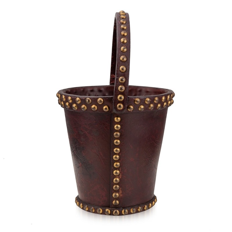 Vintage leather bucket by Hermès, France 1960