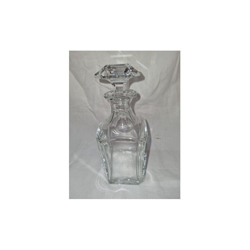 Vintage glass whisky decanter harcourt model