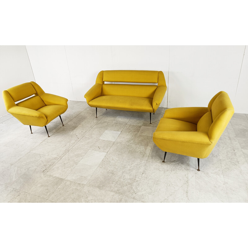 Mid century italian living room set by Gigi Radice, Italy 1950s