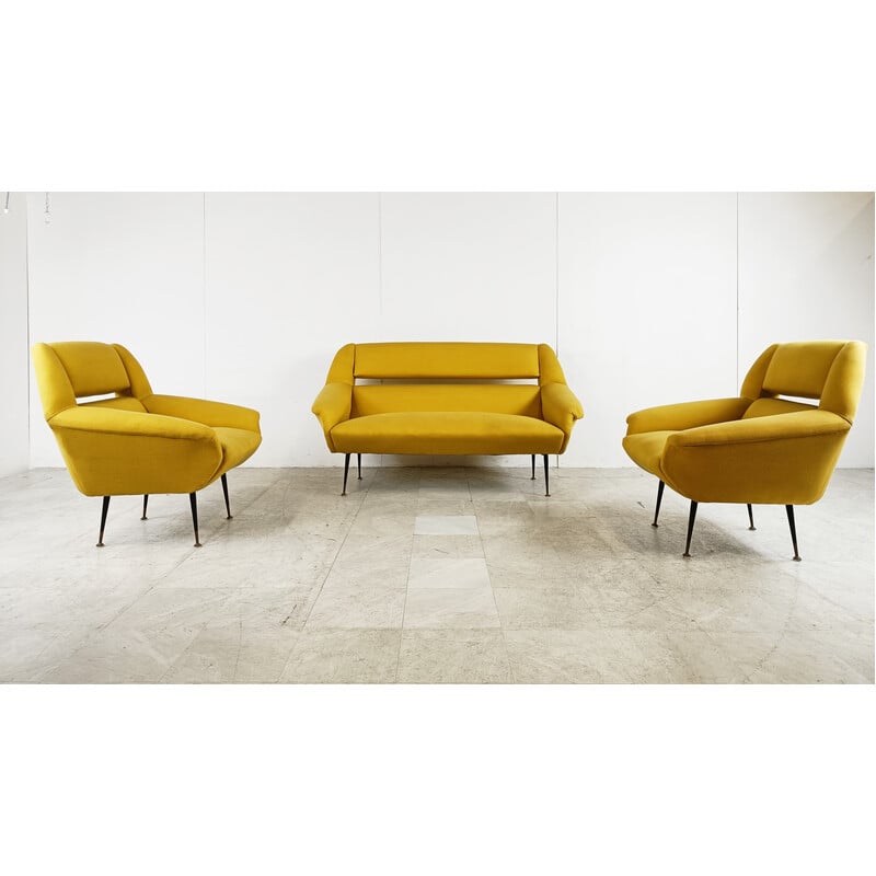 Mid century italian living room set by Gigi Radice, Italy 1950s