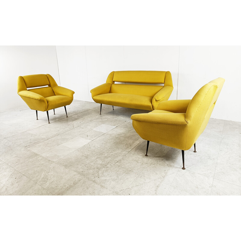 Mid century italian living room set by Gigi Radice, Italy 1950s