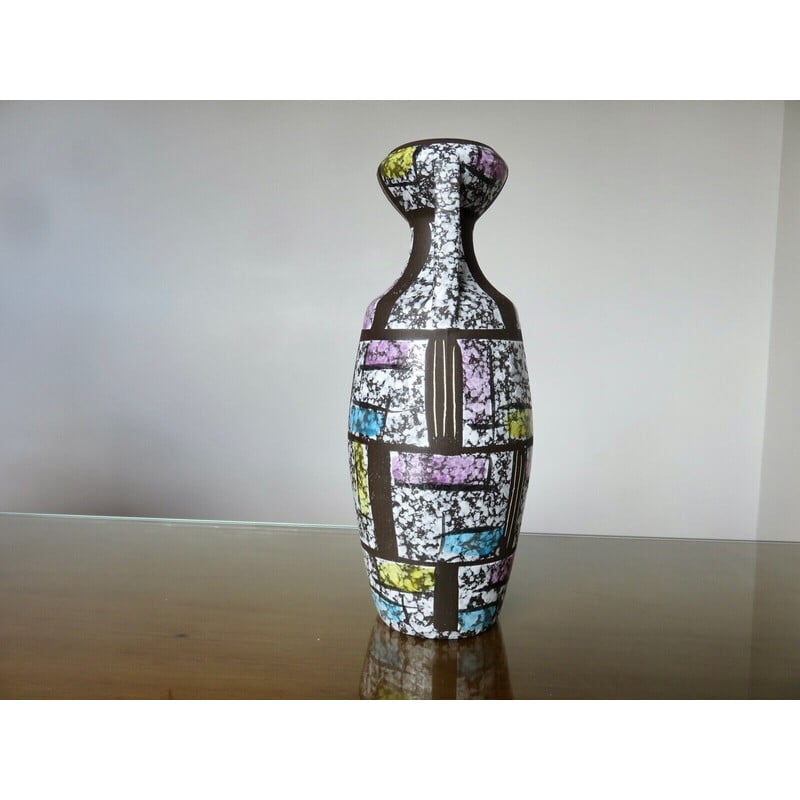 Vintage ceramic vase by Bodo Mans, Germany 1970