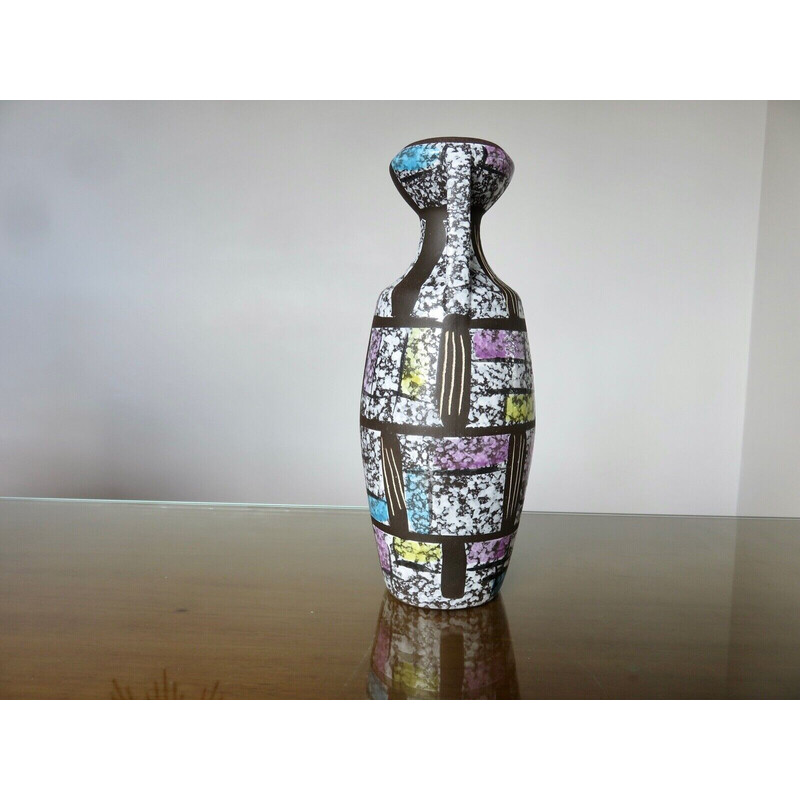 Vintage ceramic vase by Bodo Mans, Germany 1970