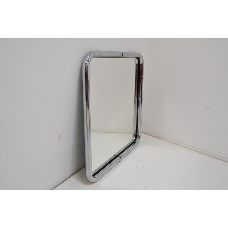 Mid-century wall mirror, Czechoslovakia 1980s