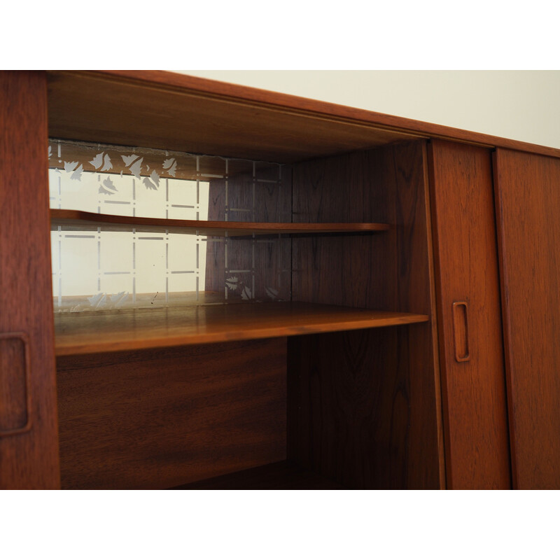 Vintage Danish teak highboard by Westergaards Møbelfabrik, 1960s