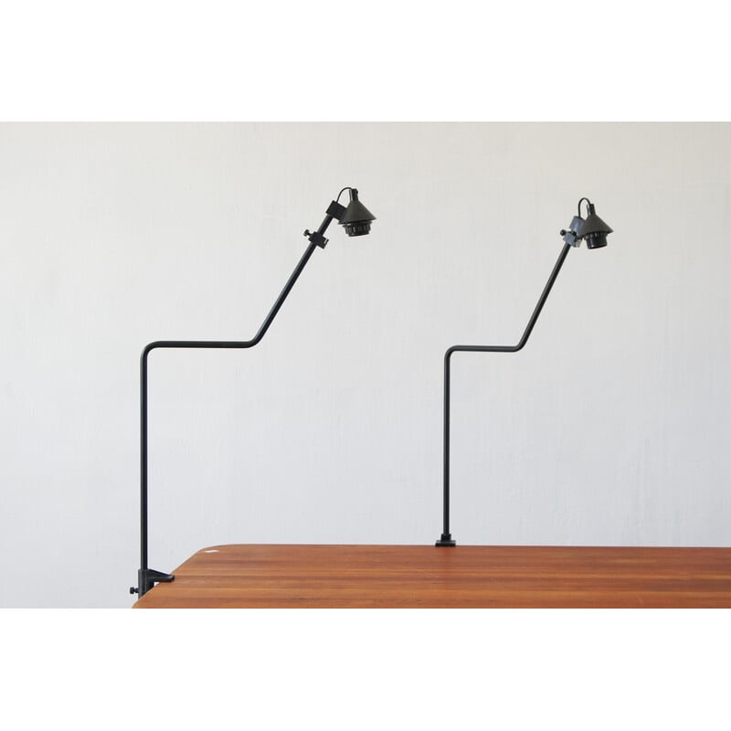 Pair of vintage Aesthetic desk lamps
