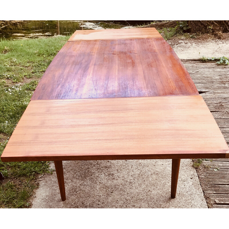 Vintage tafel met verlengstukken