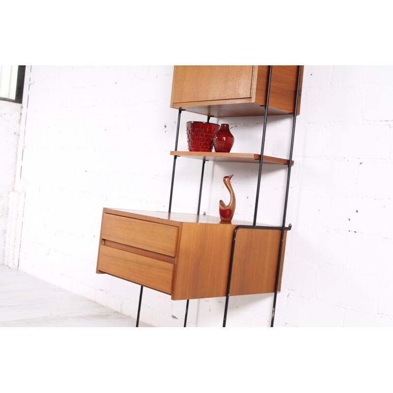 Vintage teak shelf model Omnia - 1960s