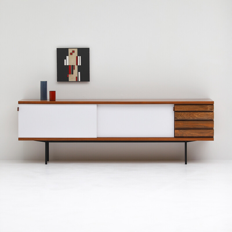 Vintage sideboard in wood by Jos De Mey for Luxus Kortrijk, 1950