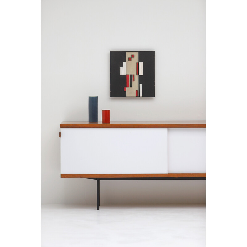 Vintage sideboard in wood by Jos De Mey for Luxus Kortrijk, 1950