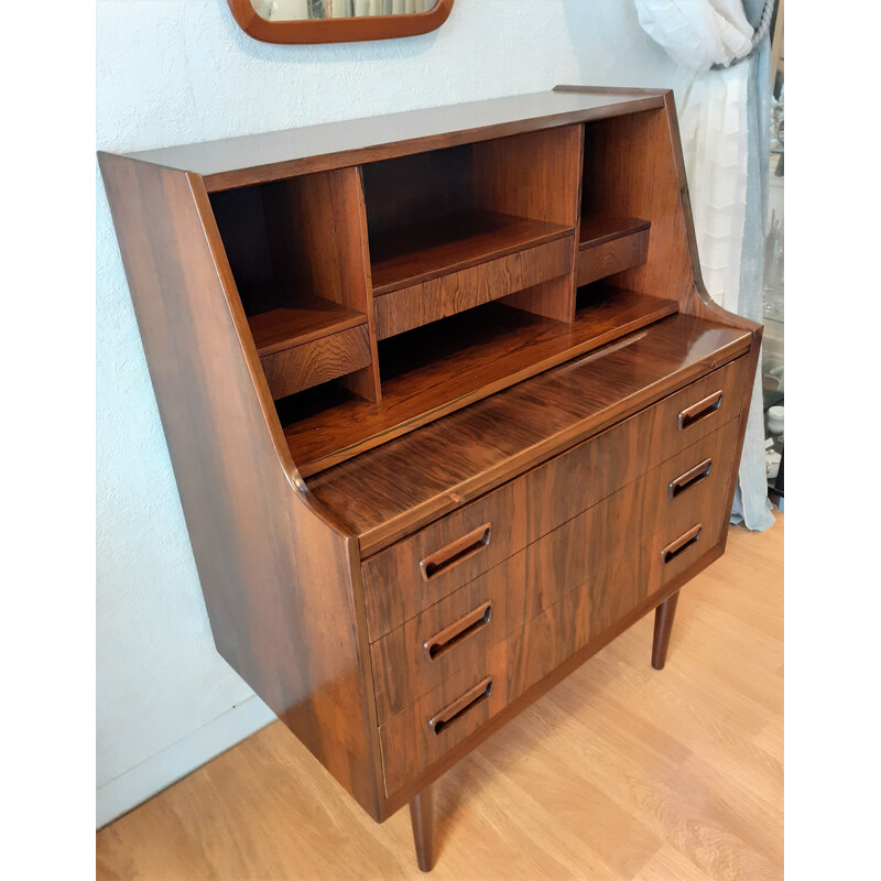 Vintage palissander secretaire, Denemarken 1960