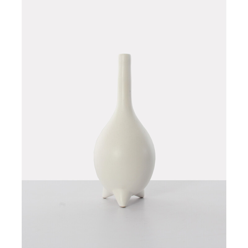 White bottle in ceramics - 1960s