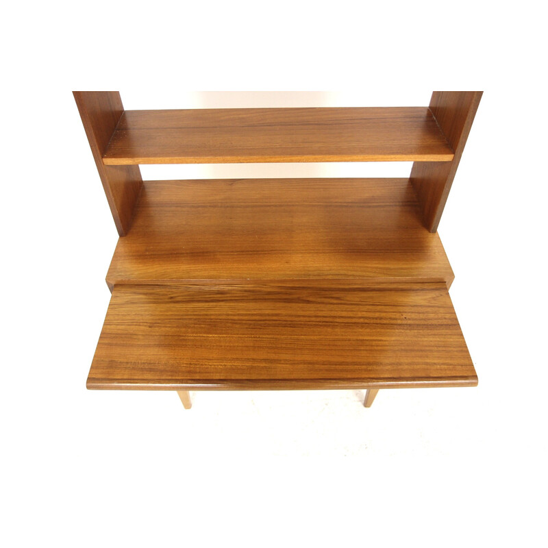 Scandinavisch vintage teak bureau, Zweden 1960