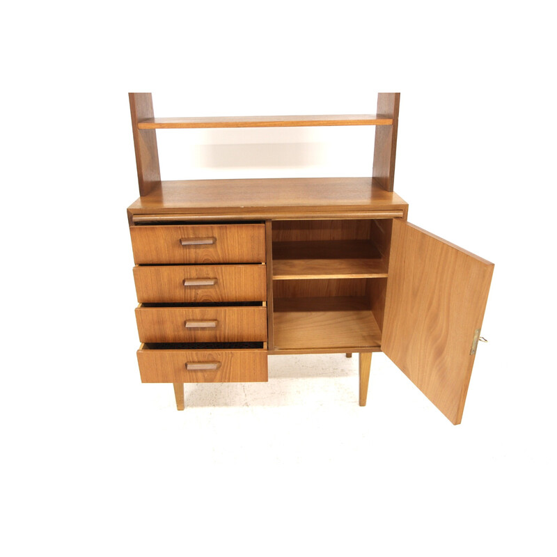 Scandinavisch vintage teak bureau, Zweden 1960