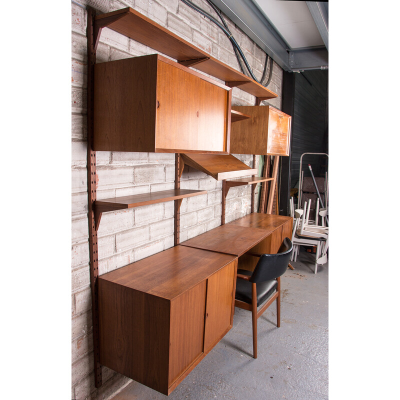 Vintage modular teak shelf by Poul Cadovius for Cado, Denmark 1960