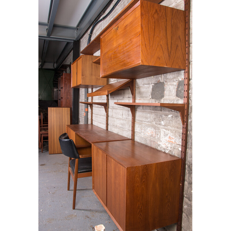 Vintage modular teak shelf by Poul Cadovius for Cado, Denmark 1960