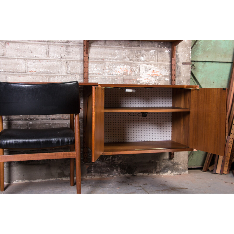 Vintage modular teak shelf by Poul Cadovius for Cado, Denmark 1960