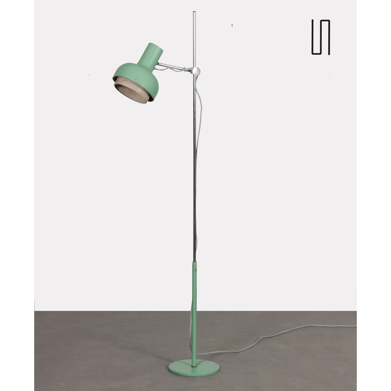 Lámpara de pie vintage de metal de Josef Hurka para Napako, 1970