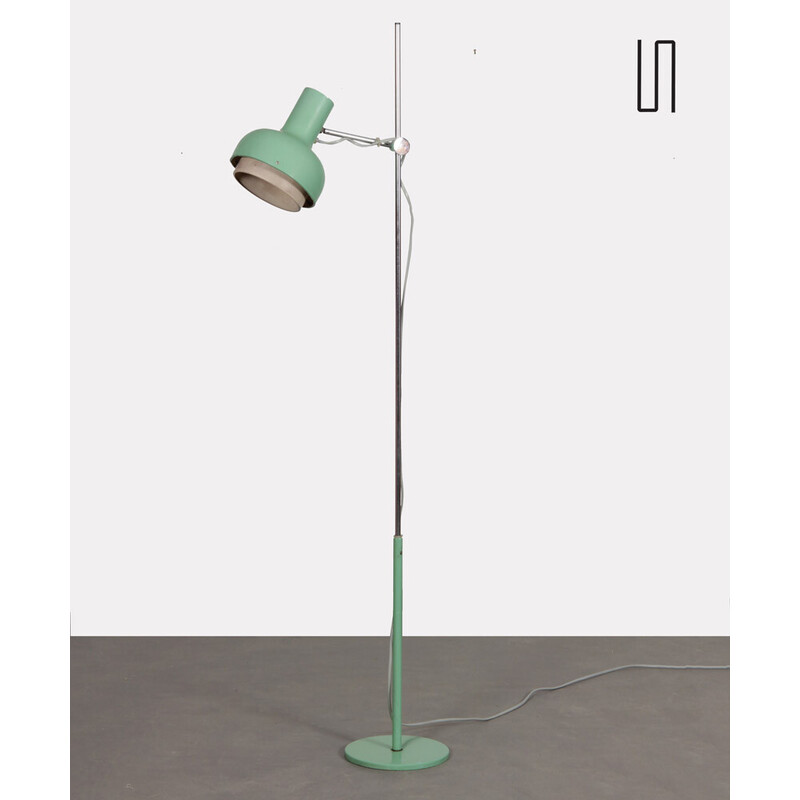 Vintage metal floor lamp by Josef Hurka for Napako, 1970