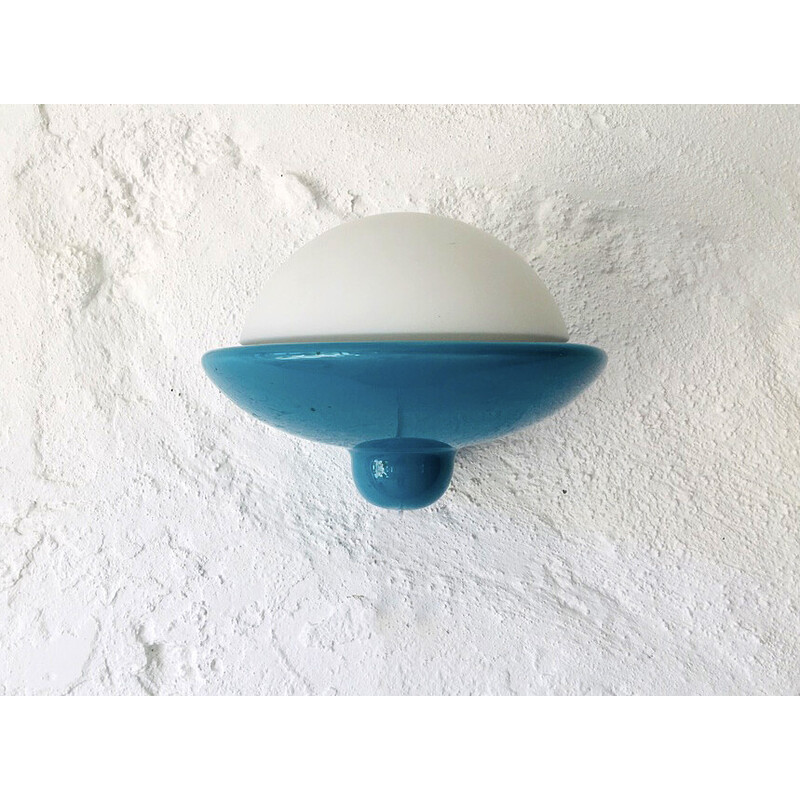 Vintage porcelain wall lamp by Limburg, Germany 1960