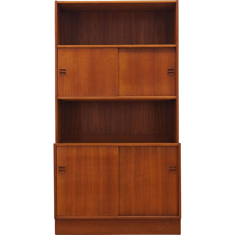 Libreria vintage in teak, Danimarca 1960