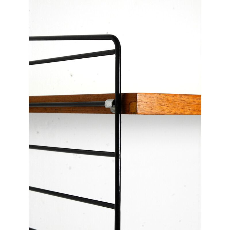 Vintage teak string shelf by Nisse Strinning, Denmark 1960s