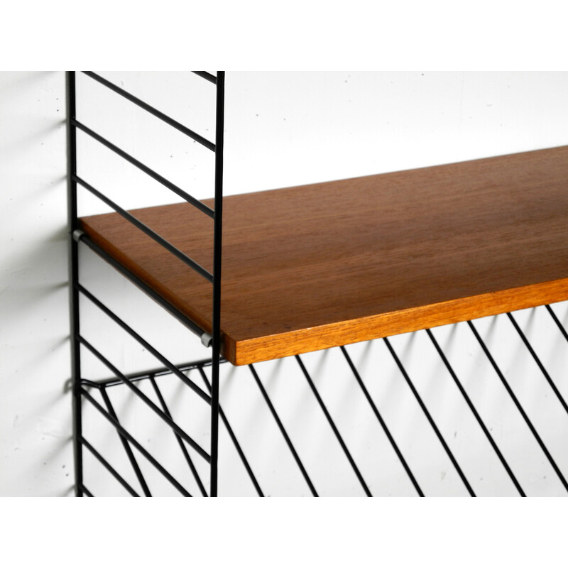 Scaffale vintage in teak di Nisse Strinning, Danimarca 1960