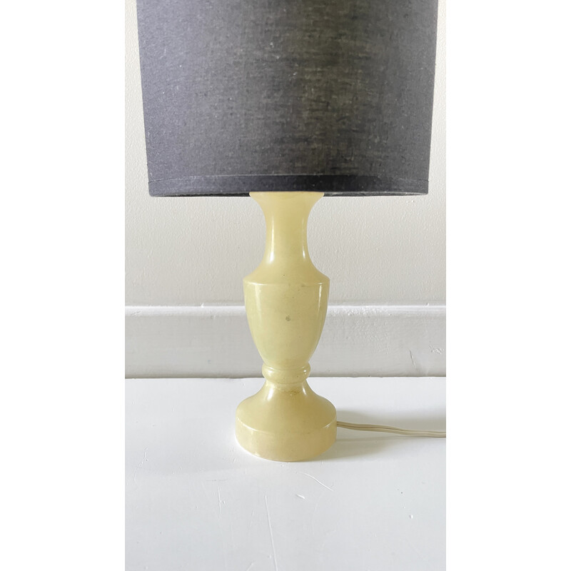Vintage-Lampe aus Alabasterstein