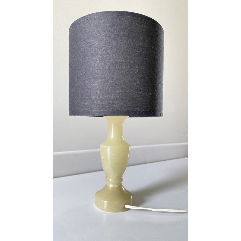 Vintage lamp in alabaster stone