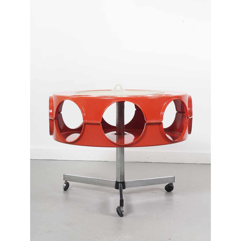 Vintage Rotobar side table for Curver, Netherlands 1970