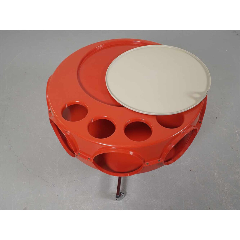 Vintage Rotobar side table for Curver, Netherlands 1970