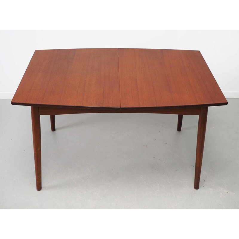 Table vintage extensible en teck, 1960