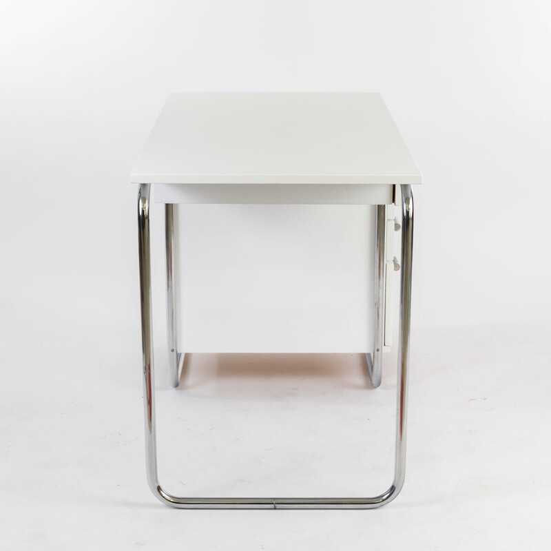 Vintage Bauhaus desk in white, 1930s