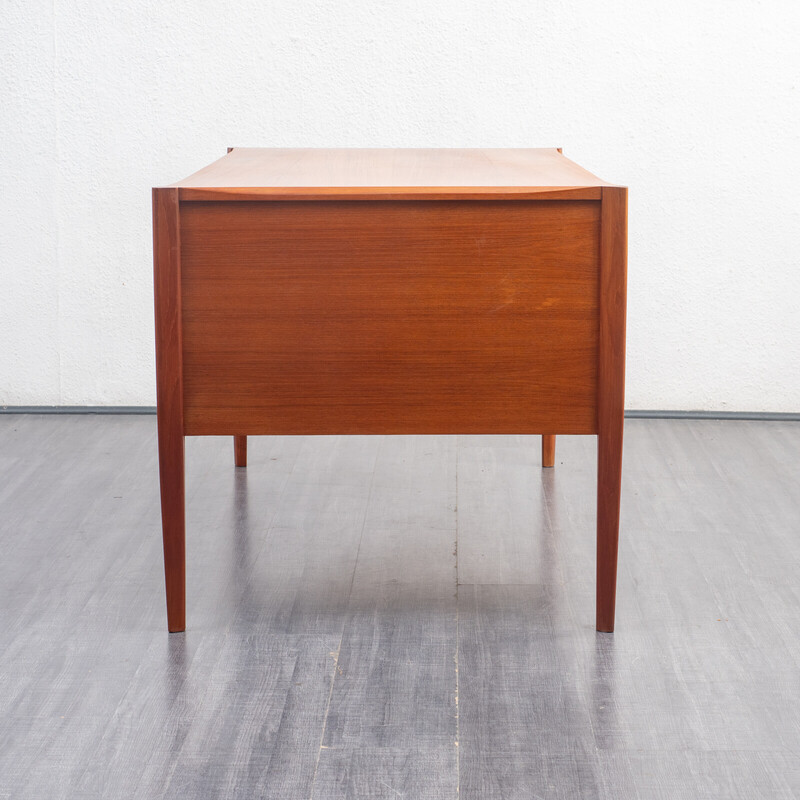 Vintage teak desk by Wilhelm Renz, 1960