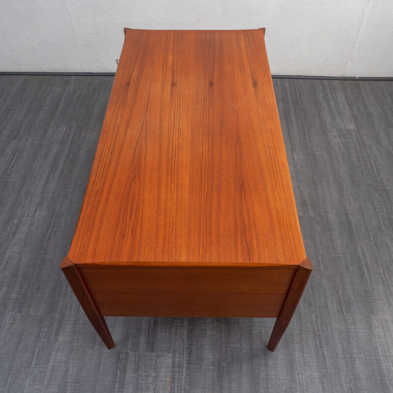 Scrivania vintage in teak di Wilhelm Renz, 1960