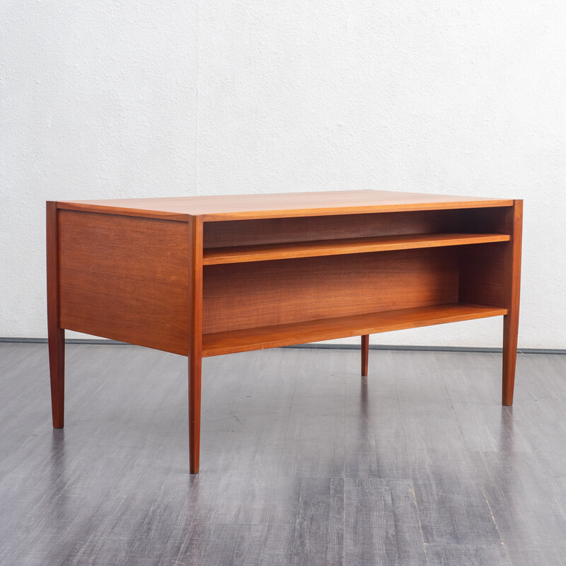 Vintage teak desk by Wilhelm Renz, 1960